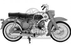 Honda CA95 BENLY TOURING 150 USA