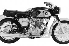Honda CB450 SUPER SPORT 450 K0 US BLACK BOMBER 1965