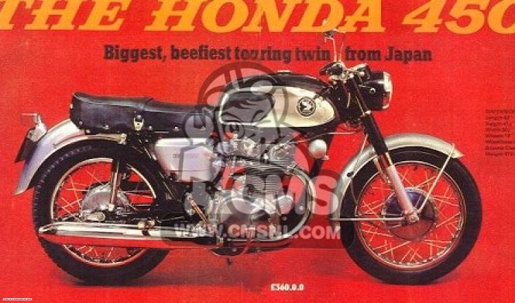Honda CB450K0 BLACK BOMBER GENERAL EXPORT USA