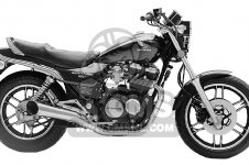 Honda CB650SC 1985 NIGHTHAWK 650 USA