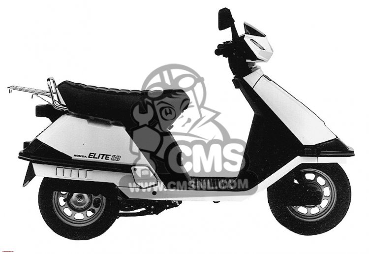 Honda CH80 ELITE 80 1986 USA information