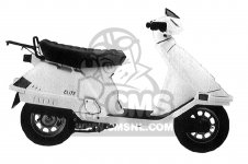 Honda CH80 ELITE 80 1989 USA