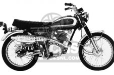 1971 Honda cl100 parts #4