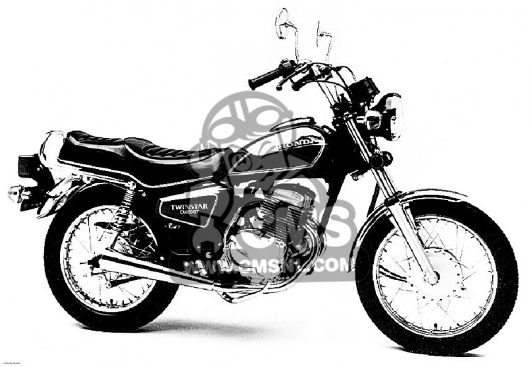 1981 Honda twinstar cm200t parts #1