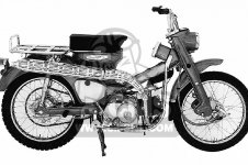 Honda CT200 TRAIL 90 1964 USA