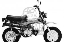 Honda CT70 TRAIL 70 1981 USA