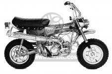 Honda CT70H TRAIL 70H K0 USA