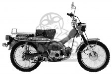 Honda CT90 TRAIL 90 1977 USA