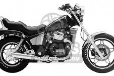Honda CX650C CUSTOM USA