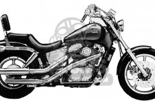 Honda VT1100C SHADOW 1100 1988 USA