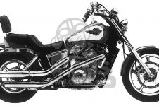 Download motor cycle manual for 1988 honda shadow vt1100c #6