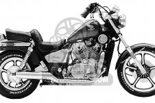 Honda VT700C SHADOW 1986 USA