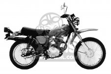 1977 Honda xl100 parts list #5