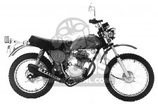Honda XL100 K0 USA