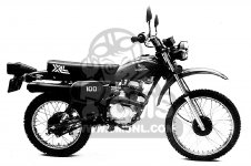 1982 Honda xl100s parts