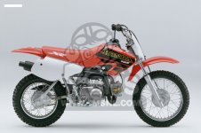 2001 Honda xr70r parts #3