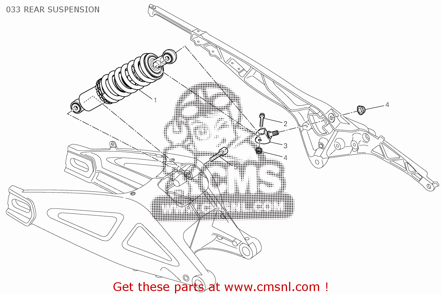 36520802A Rear Shock Absorber Ducati Buy The 36520802A At CMSNL