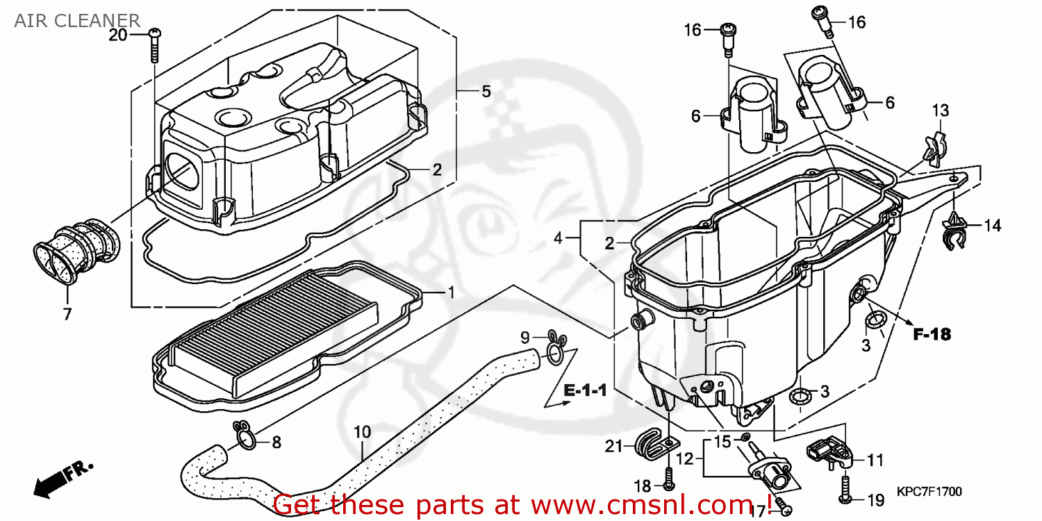 17225KPCD50 Case Sub Assy Air Honda Buy The 17225 KPC D50 At CMSNL