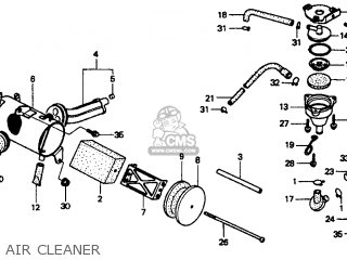 Honda 70 fourtrax airfilter #3