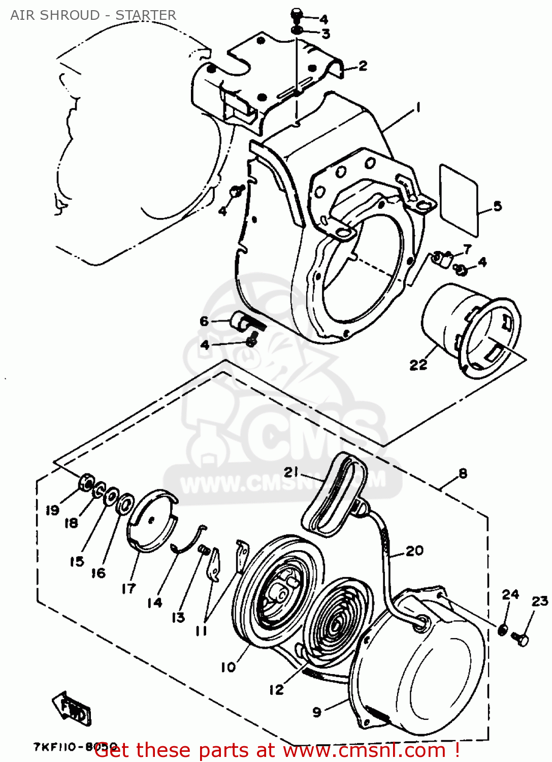 Kf Starter Assy Yamaha Buy The Kf At Cmsnl