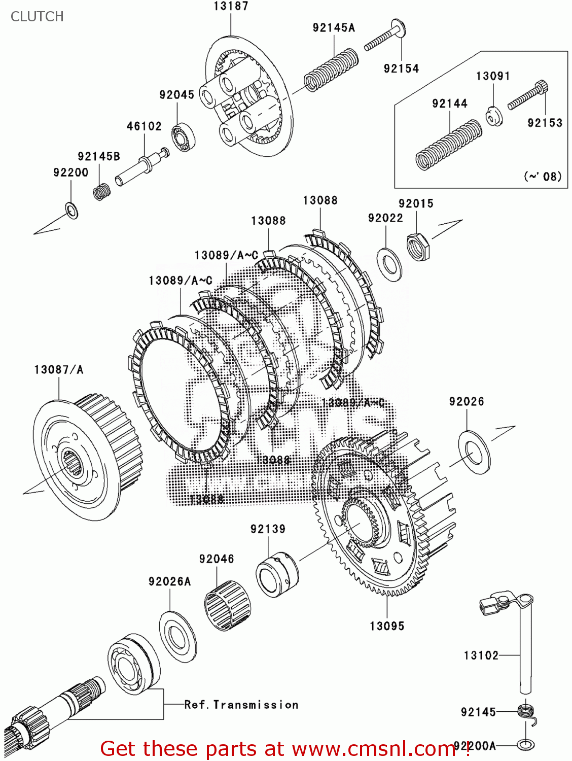 Housing Comp Clutch Kawasaki Buy The At Cmsnl