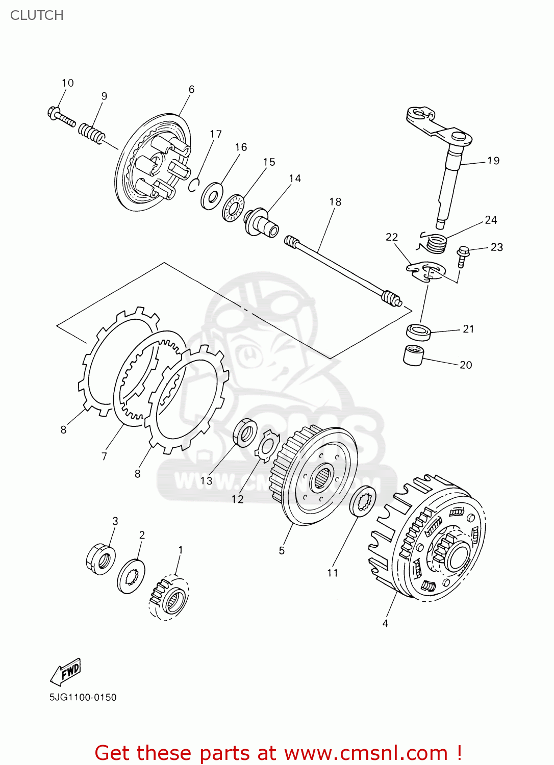 Jg Boss Clutch Yamaha Buy The Jg At Cmsnl