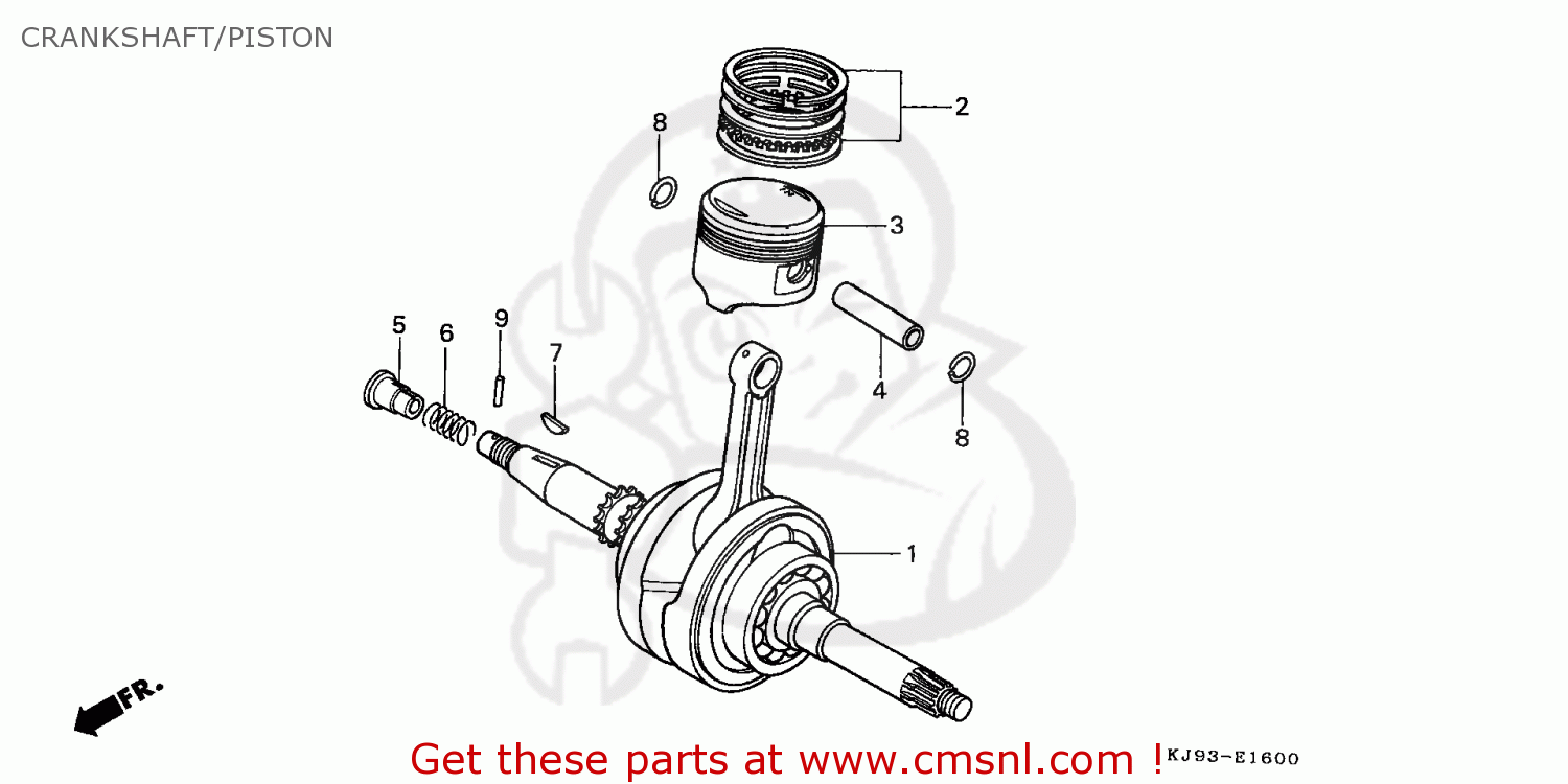 13000KJ9752 Crankshaft Comp Honda Buy The 13000 KJ9 752 At CMSNL