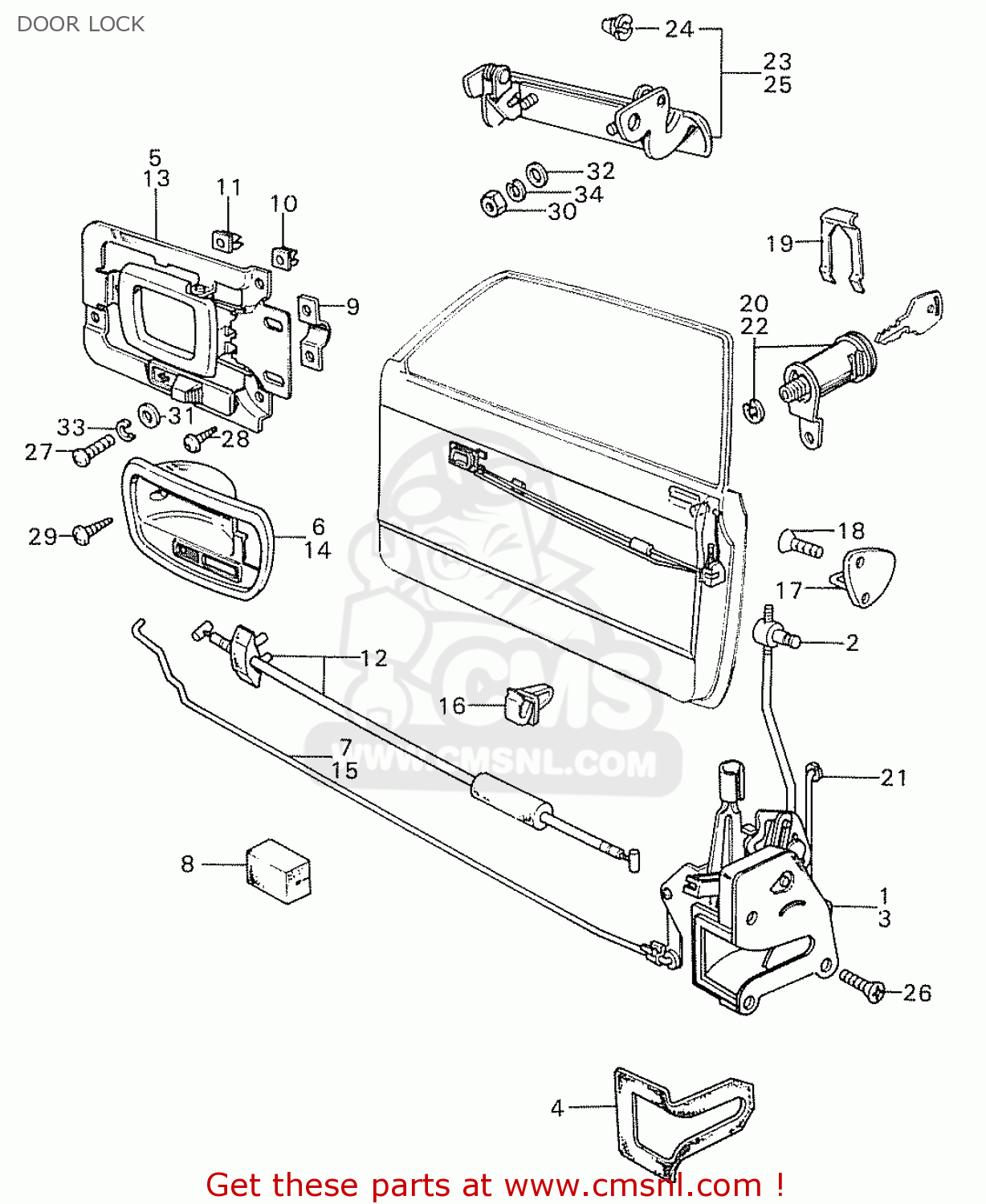 Honda prelude door lock problem #6