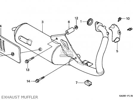 Gah Muffler Comp Exh Honda Buy The Gah At Cmsnl