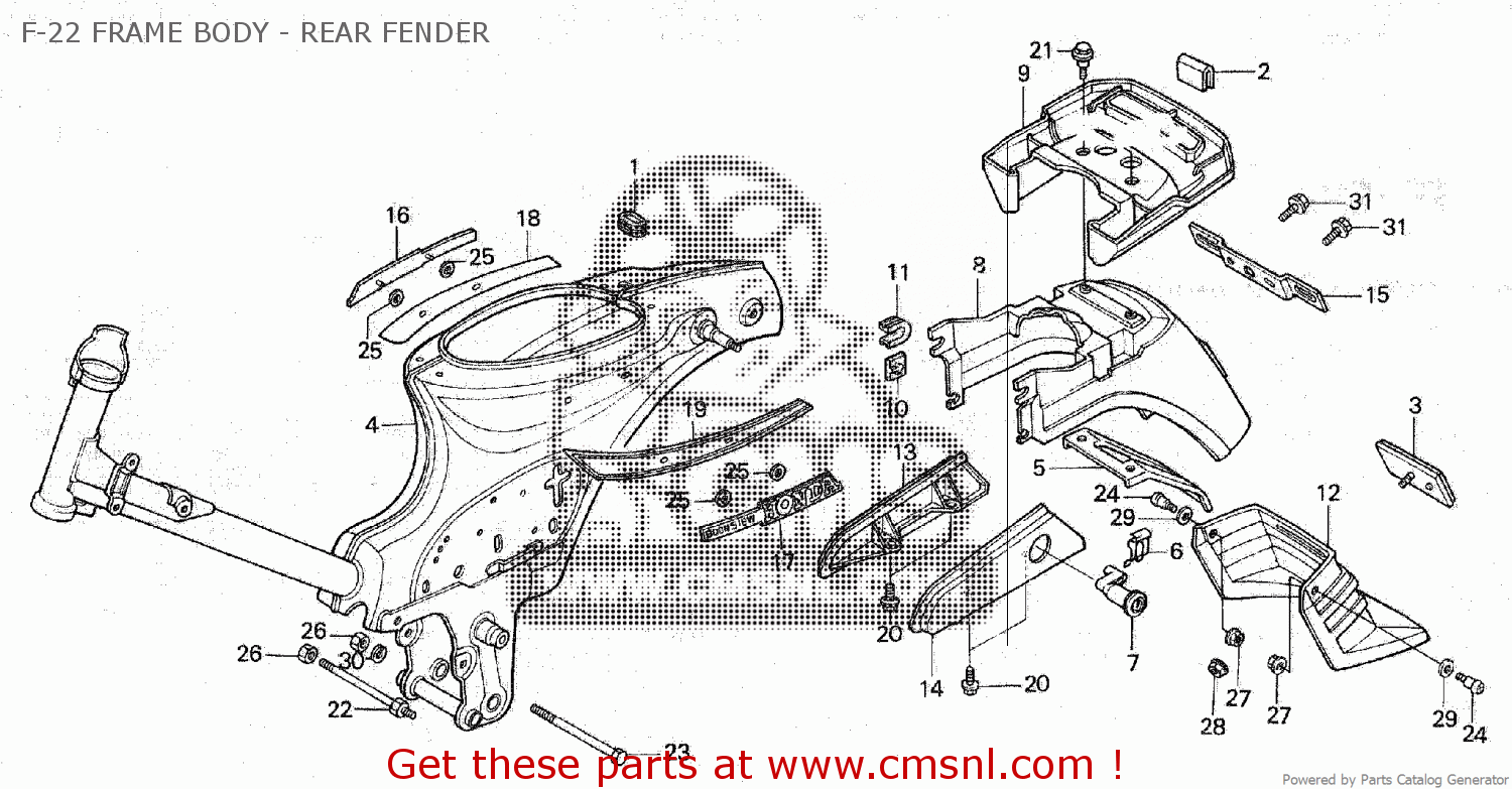 Gb Rubber Rr Combination Light Setting Honda Buy The