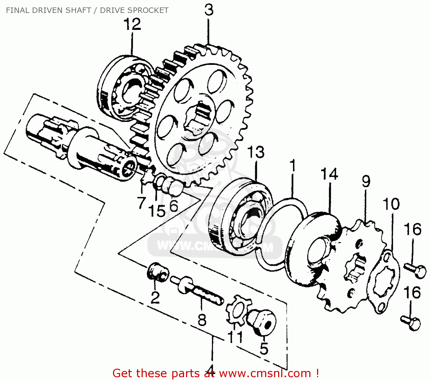 Honda cb750 sprockets #5