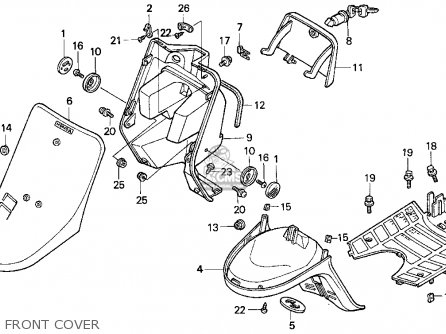 (61100-GS7-000ZK) FENDER, FR. *NH1R*