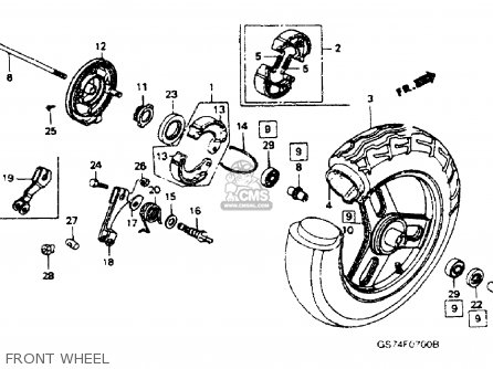 (42711GS7676) TIRE (3.00-10 4PR
