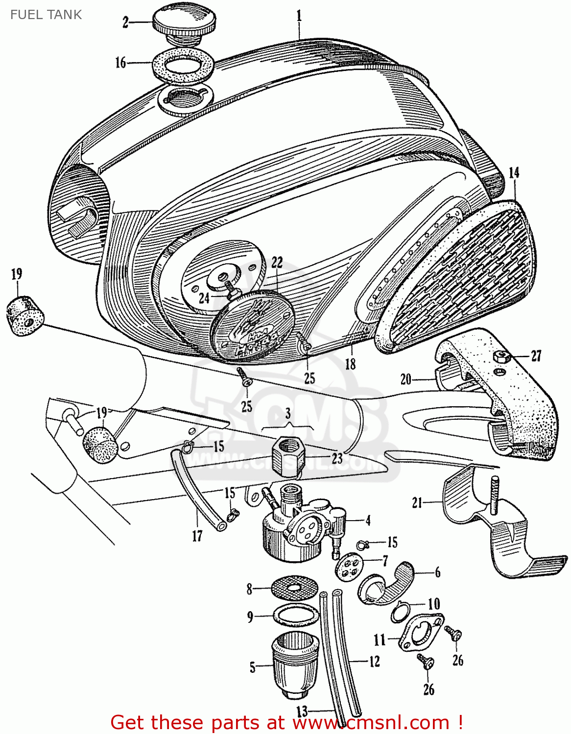 17500268020B Tank Fuel Honda Buy The 17500 268 020B At CMSNL