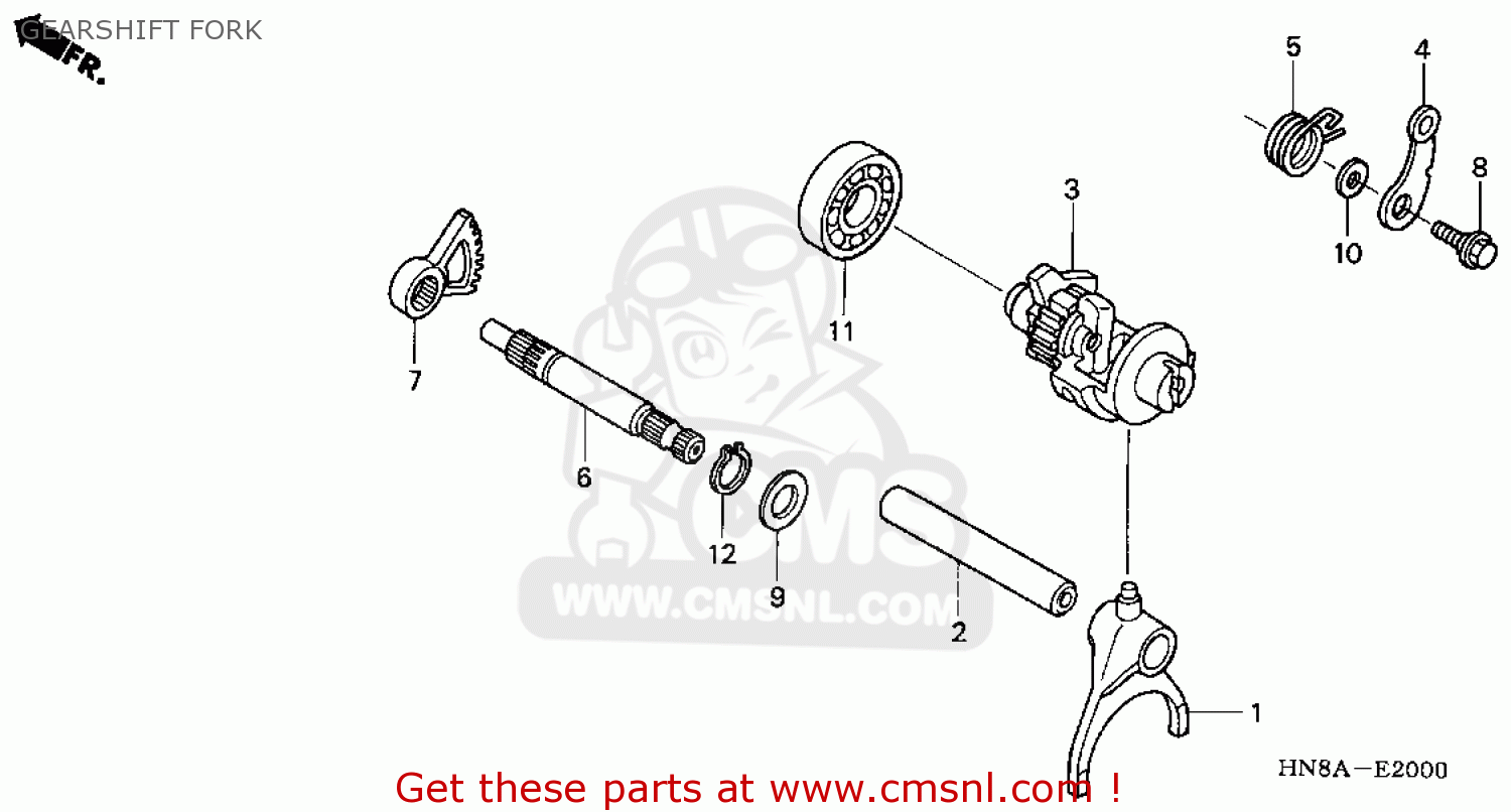 24681HN8A60 Spindle Gear Shif Honda Buy The 24681 HN8 A60 At CMSNL