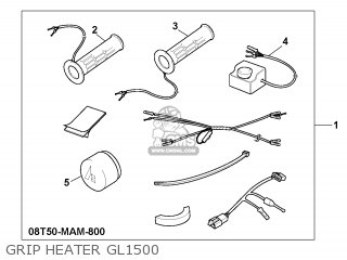 08T50MAM800 Grip Heater Gl1500 Honda Buy The 08T50 MAM 800 At CMSNL