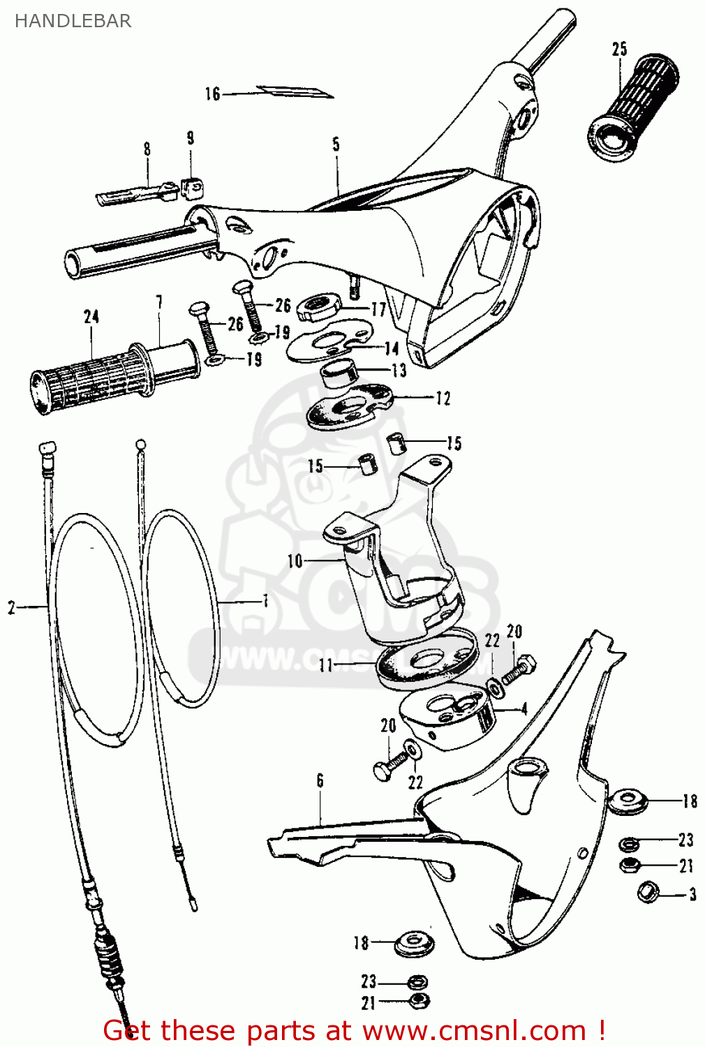 Honda C90 Wiring Diagram