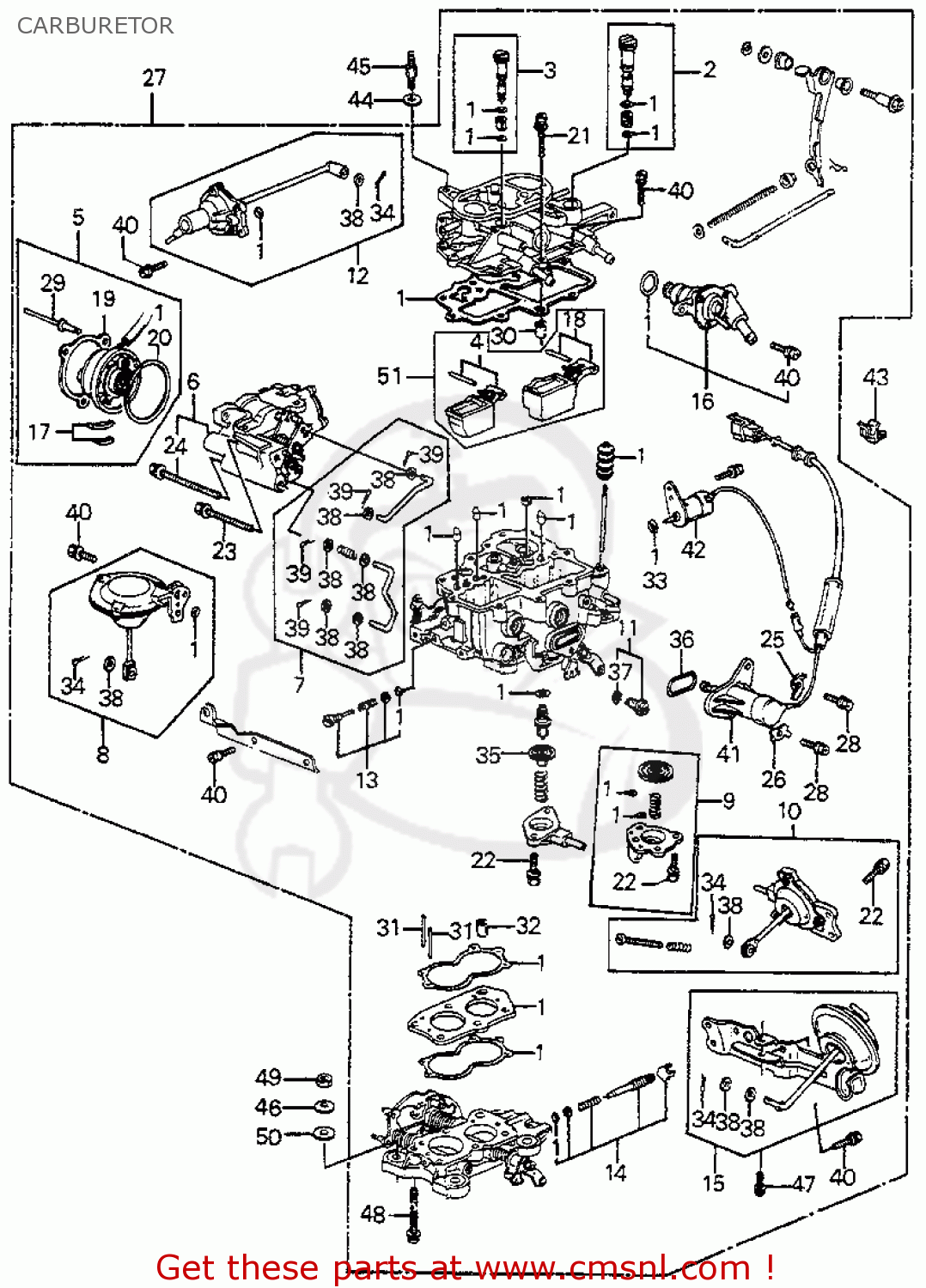 1985 Accord carburetor honda #1
