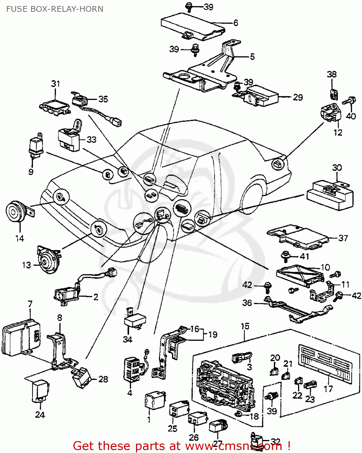 1985 Honda accord diagram #3