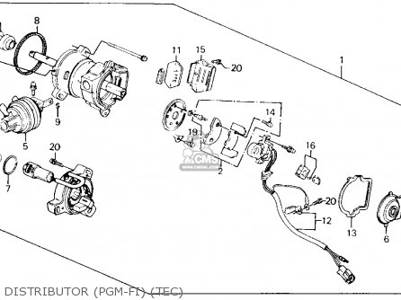 1988 Honda accord lxi distributor #5