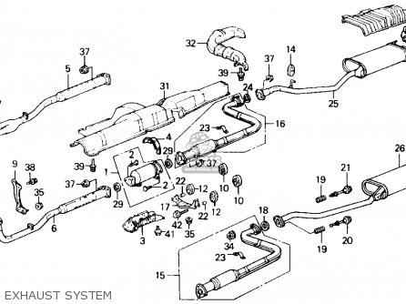 1989 Honda accord lxi exhaust system #2