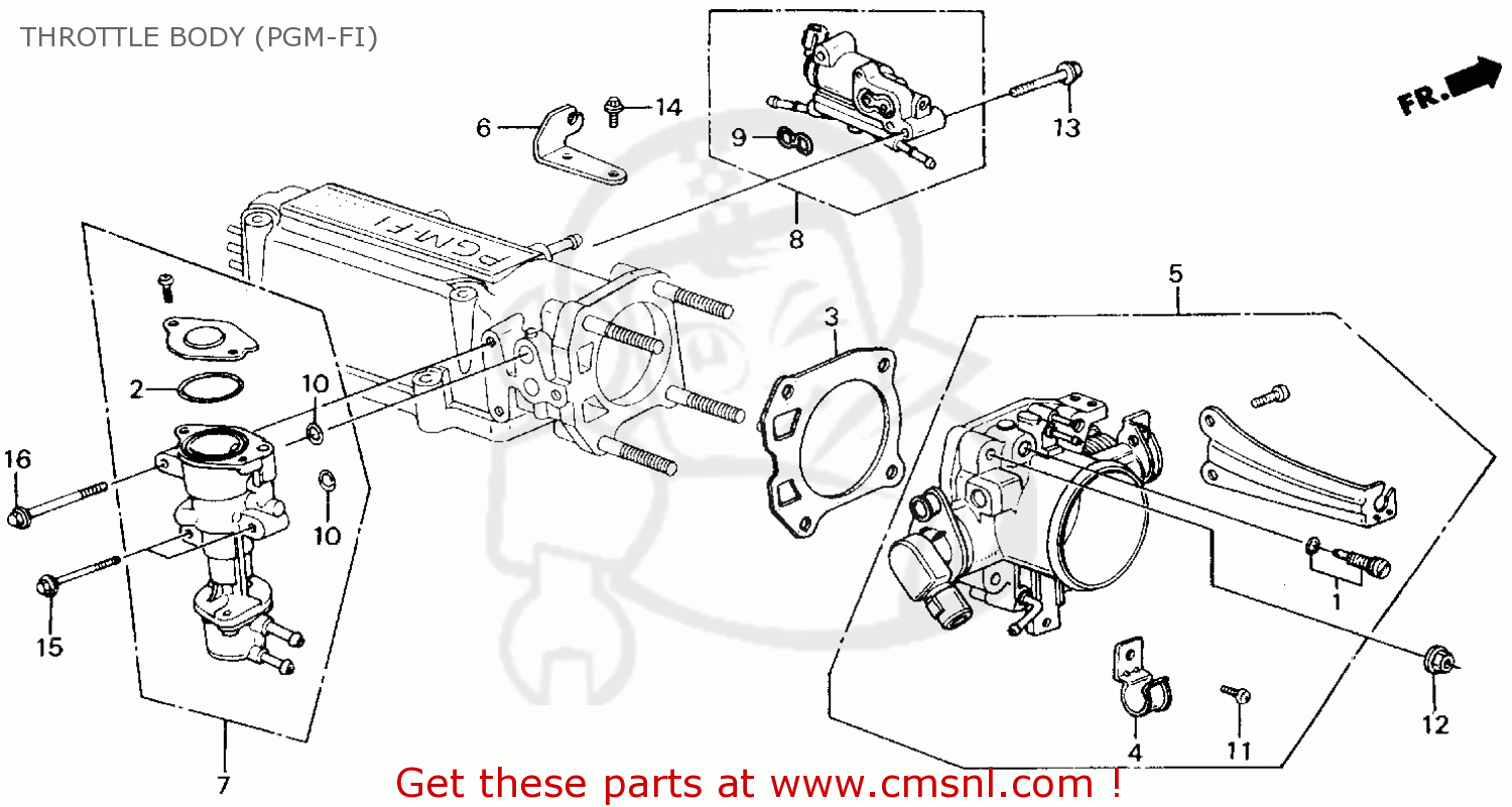 1993 Honda civic pgm-fi diagram #7