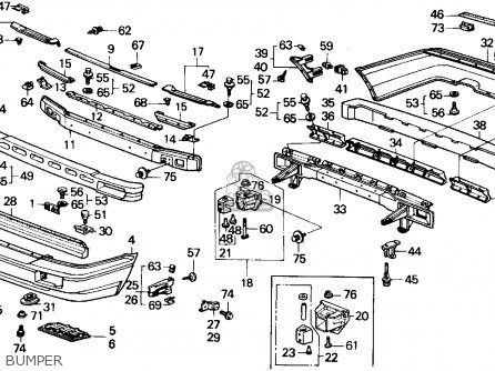 1989 Honda accord dx 5 speed transmission parts #5