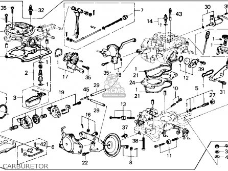 1989 Honda accord egr carburator diagram #5