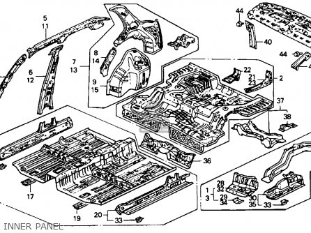 1990 Honda accord instrument panel #1