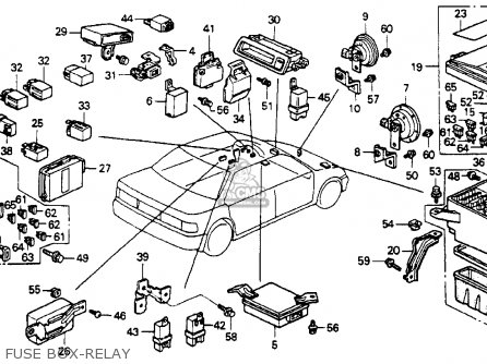 1990 Honda accord seat belt fuse #6