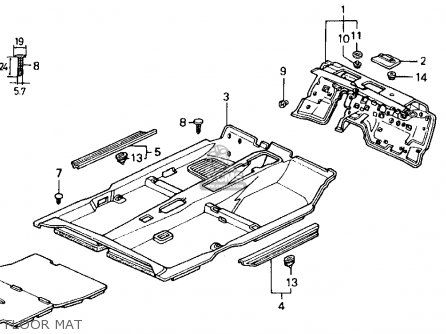 1992 Honda accord trunk carpet #6