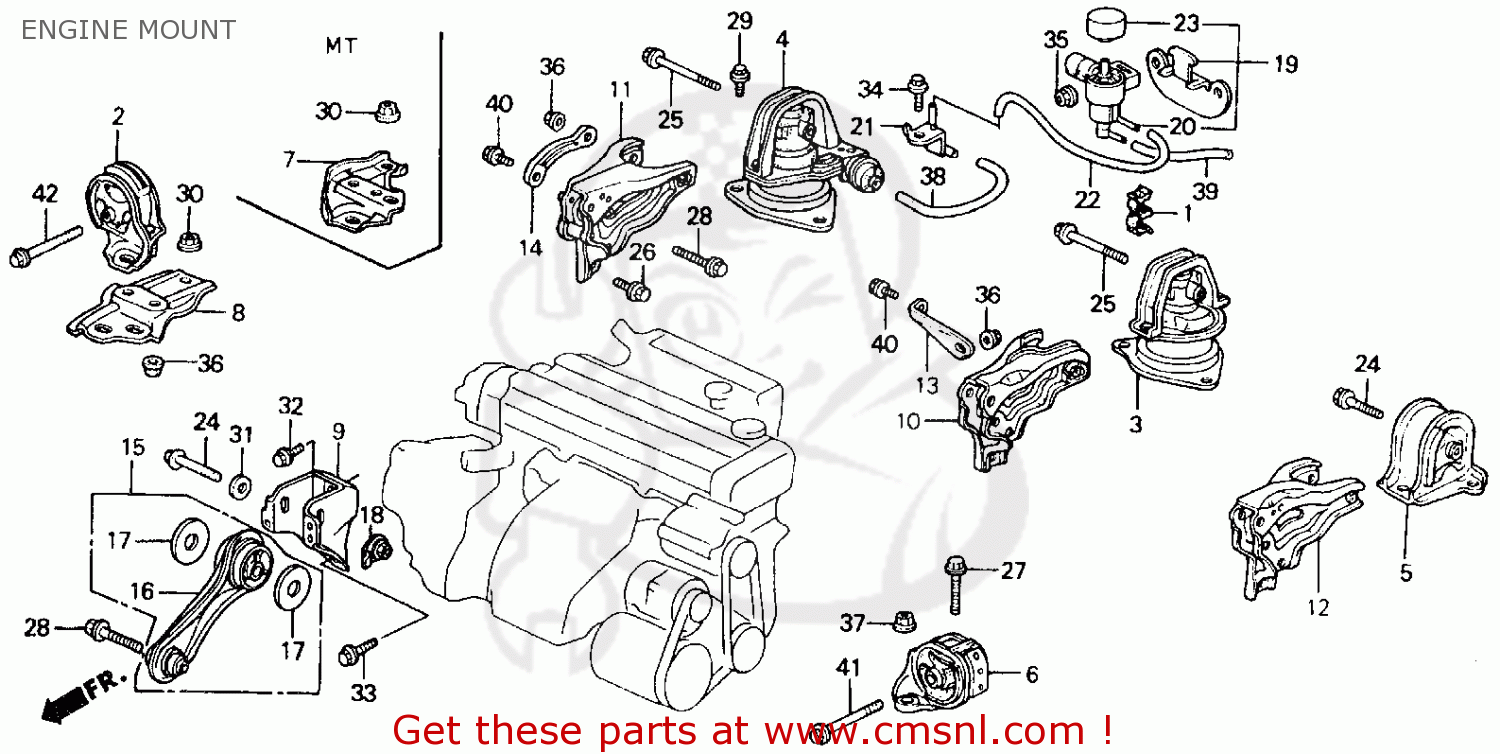 1992 Honda accord engine schematics #7