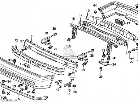 Honda Accord N Dr Ex Ka Kl Parts Lists And Schematics