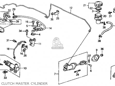 1993 Honda accord clutch master cylinder #7